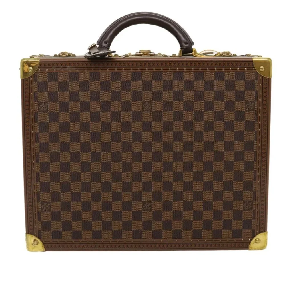 LOUIS VUITTON Damier Ebene Cotteville 40 Trunk LV Auth 29607SV - Picture 3 of 15